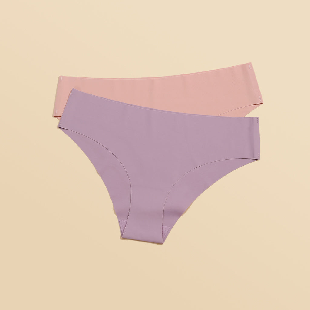 2 Pack Seamless Panties - Low Rise Bikini