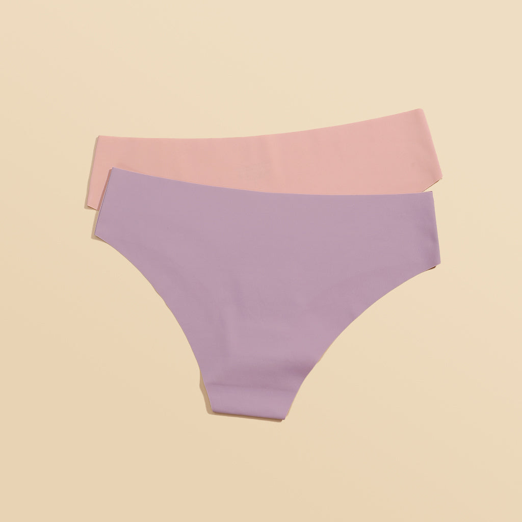 Seamless Silk Underwear - Peach - Zalika Women