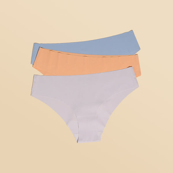 Sharicca Womens Seamless Panties Low Rise Bikini Underwear - 6PCS Set
