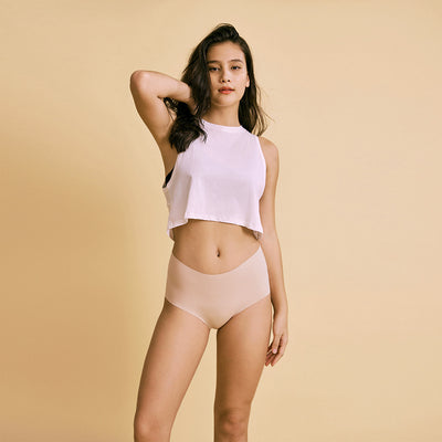 Seamless Silk Underwear - Peach - Zalika Women