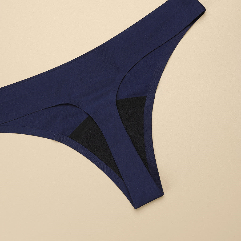 5 Pack Seamless Period Panties Thong - Light Flow